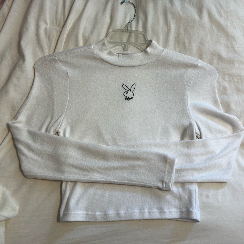 Playboy x PacSun White Crewneck